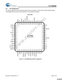 CY7C68000-56LFXCT Datasheet Page 3