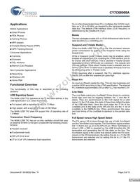 CY7C68000A-56LTXCT Datasheet Page 2