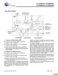 CY7C68015A-56LFXC Datasheet Page 2