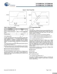 CY7C68015A-56LFXC Datasheet Page 7