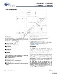 CY7C68321C-56LTXC Datasheet Page 2