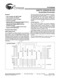 CY7C9235A-270JXC Datasheet Cover