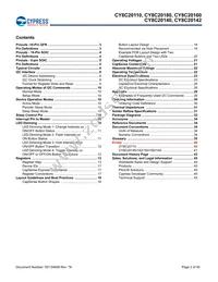 CY8C20180-SX2I Datasheet Page 2