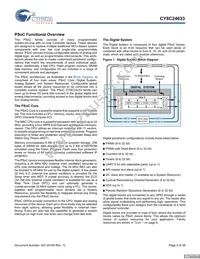 CY8C24033-24PVXI Datasheet Page 4