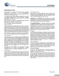 CY8C24033-24PVXI Datasheet Page 7