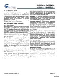 CY8C24994-24LFXI Datasheet Page 5