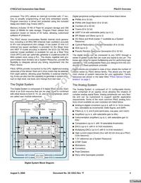 CY8C27243-12PVXET Datasheet Page 2