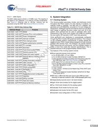 CY8C3446PVI-092 Datasheet Page 21