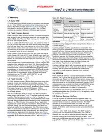 CY8C3665AXI-016T Datasheet Page 18