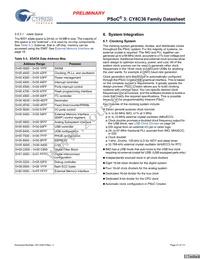 CY8C3665AXI-016T Datasheet Page 21