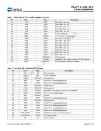 CY8C4248LQI-BL453T Datasheet Page 12