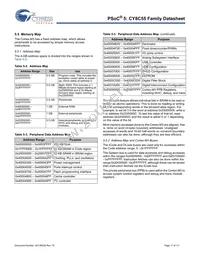 CY8C5566LTI-017 Datasheet Page 17