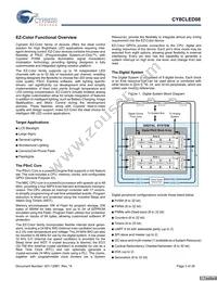 CY8CLED08-28PVXIT Datasheet Page 3
