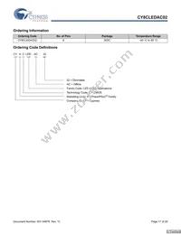 CY8CLEDAC02 Datasheet Page 17