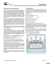 CY8CTMG110-32LTXIT Datasheet Page 2