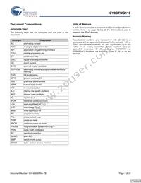 CY8CTMG110-32LTXIT Datasheet Page 7