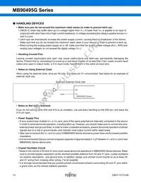 CY90F497GPFM-G-FLE1 Datasheet Page 15