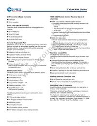 CY9AFAA2MPMC-G-UNE2 Datasheet Page 2