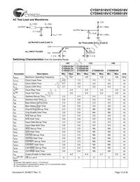 CYD04S18V-167BBC Datasheet Page 12