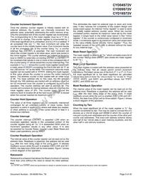 CYD04S72V-167BBC Datasheet Page 9