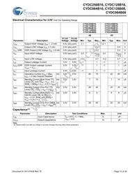 CYDC256B16-55AXI Datasheet Page 12