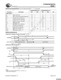 CYK001M16SCAU-70BAXI Datasheet Page 5