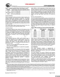 CYP15G0401RB-BGXC Datasheet Page 11