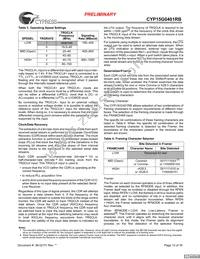 CYP15G0401RB-BGXC Datasheet Page 12