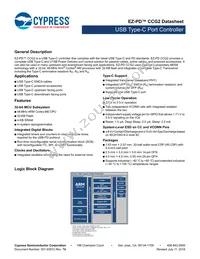 CYPD2125-24LQXI Datasheet Cover