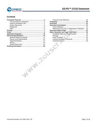 CYPD2125-24LQXI Datasheet Page 3