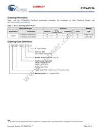 CYTMA525A-34FNI24ZZT Datasheet Page 2