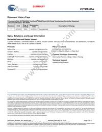 CYTMA525A-34FNI24ZZT Datasheet Page 3