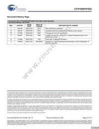 CYV15G0101EQ-SXC Datasheet Page 10