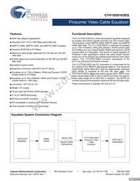 CYV15G0103EQ-LXC Datasheet Cover