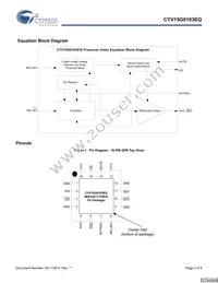 CYV15G0103EQ-LXC Datasheet Page 2