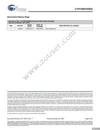 CYV15G0103EQ-LXC Datasheet Page 9