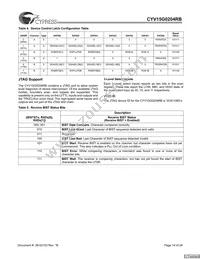 CYV15G0204RB-BGC Datasheet Page 14
