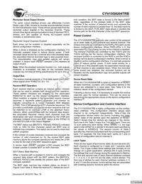 CYV15G0204TRB-BGC Datasheet Page 15