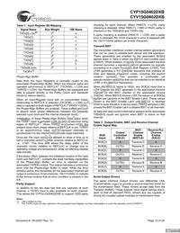 CYV15G0402DXB-BGC Datasheet Page 12