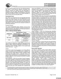CYV15G0402DXB-BGC Datasheet Page 15