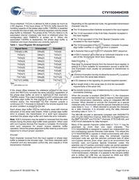 CYV15G0404DXB-BGC Datasheet Page 13