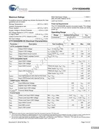 CYV15G0404RB-BGC Datasheet Page 19