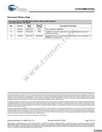 CYV270M0101EQ-SXC Datasheet Page 10