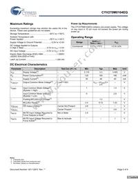 CYV270M0104EQ-LXC Datasheet Page 5