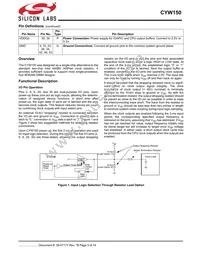 CYW150OXCT Datasheet Page 3