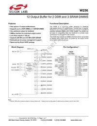 CYW256OXCT Datasheet Cover