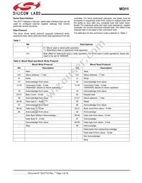 CYW311OXCT Datasheet Page 3