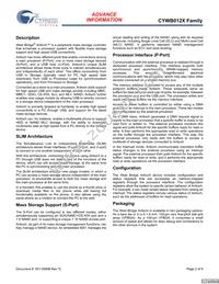 CYWB0125AB-BVXI Datasheet Page 2