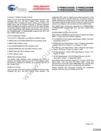 CYWB0226ABM-BVXIT Datasheet Page 3