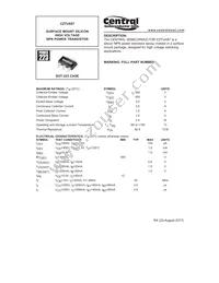 CZTUX87 TR Datasheet Cover